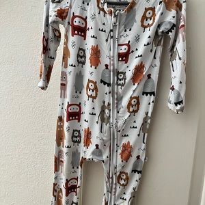Little Bum Bums 12-18 month long sleeve romper bamboo